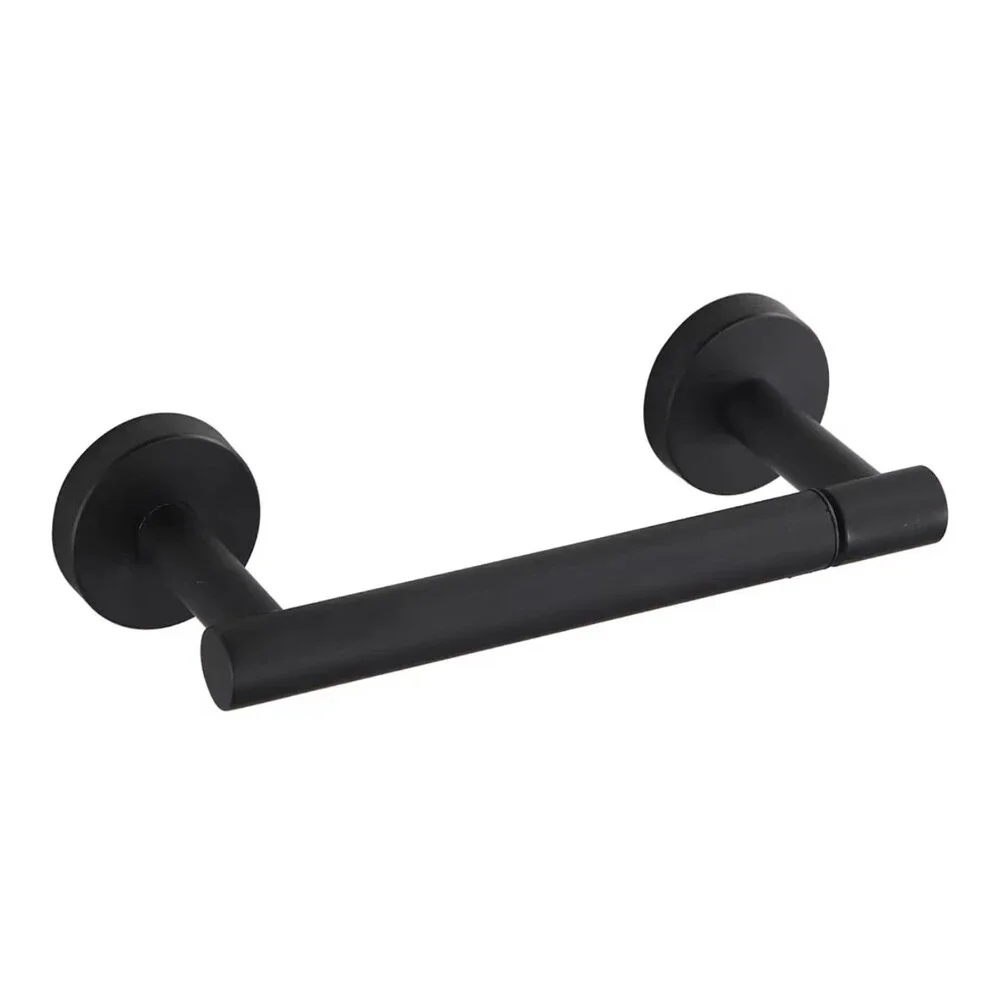 New Cobbe Black Matte Toilet Paper Wall Mounted Holder